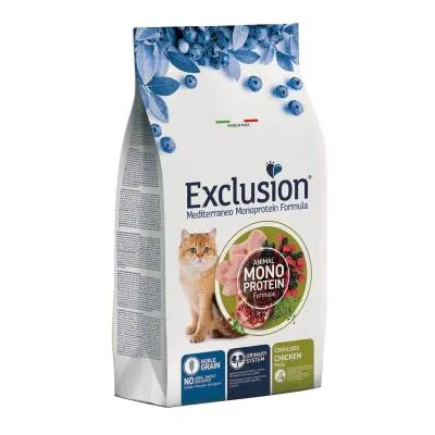 Exclusion Kısırlaştırılmış Tavuklu 1,5 Kg