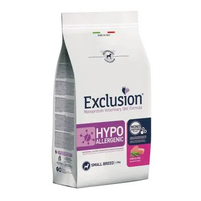 Exclusion Hypoallergenic Pork & Pea Small 2 Kg