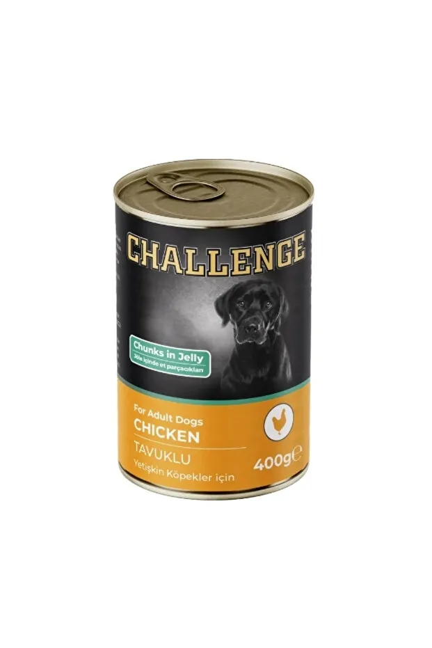 Challenge Tavuklu Yetişkin Konserve Köpek Maması 400 Gr
