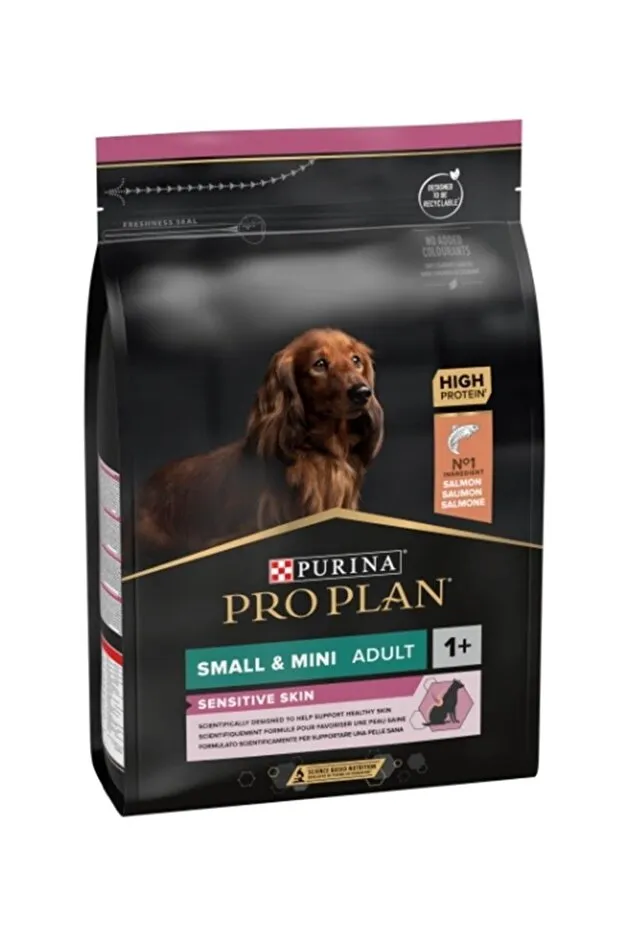 Pro Plan Sensitive Skin Small & Mini Somonlu Küçük Irk Köpek Maması 3 Kg