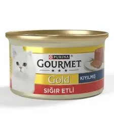 Gourmet Gold Kıyılmış Sığır Etli Kedi Konservesi 85 Gr