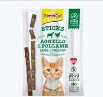 GimCat Sticks Kuzu etli Tavuklu Tahılsız Ödül Çubukları