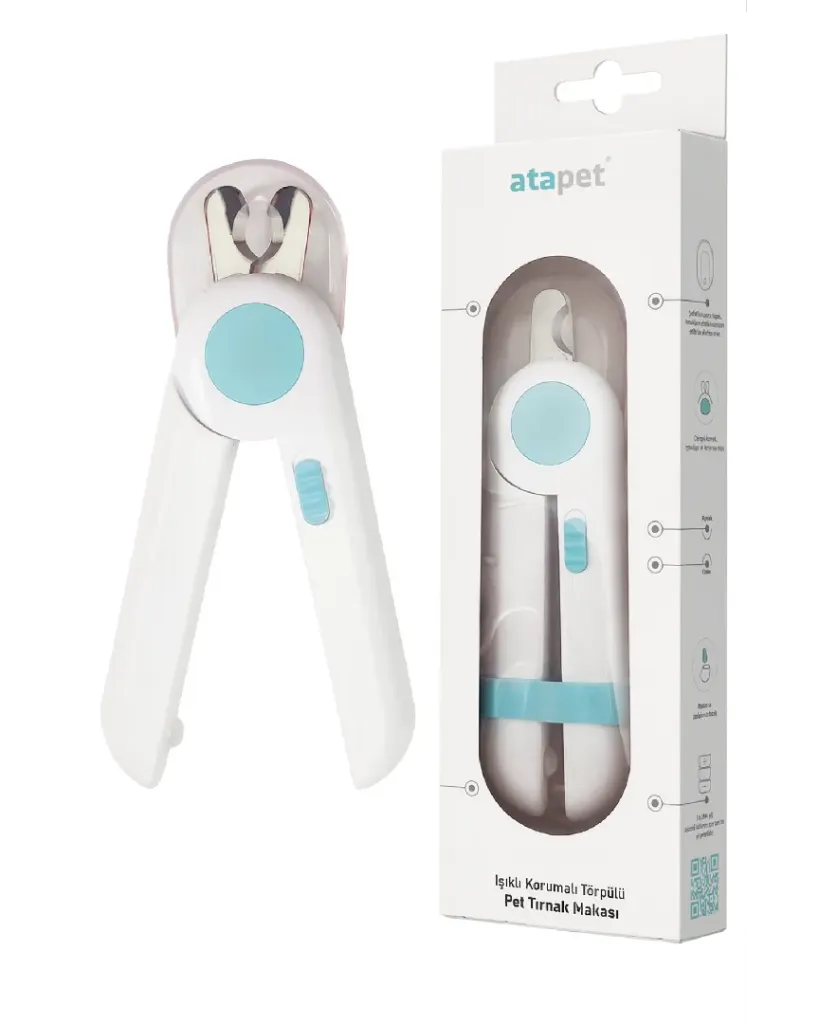 Pet Gravity Led Işıklı Köpekler için Tırnak Makası Pembe Büyük