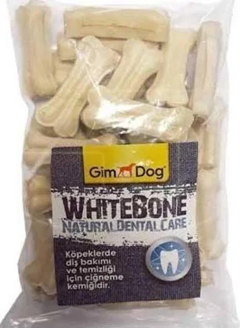 GimDog Mordimi Natural Press Beyaz Kemik 5cm (25'li)