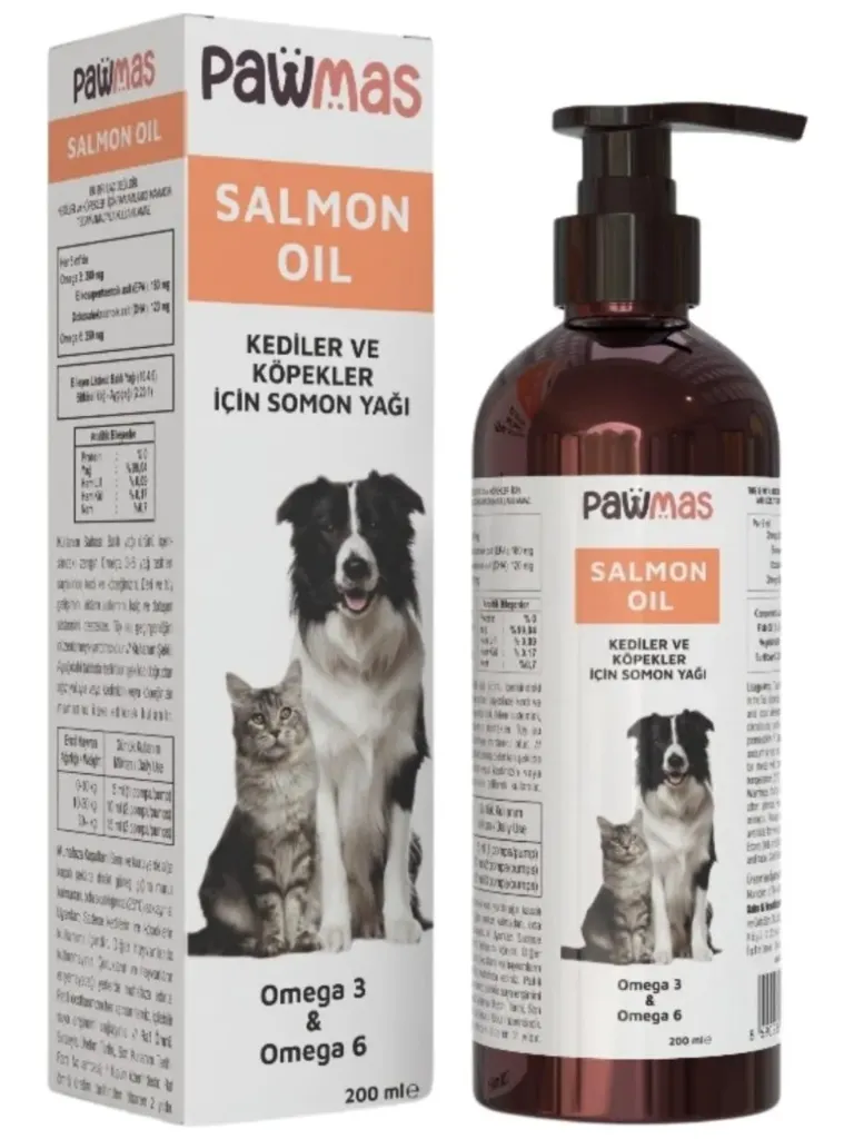Pawmas Salmon Oil 200 ml – Omega 3 & Omega 6