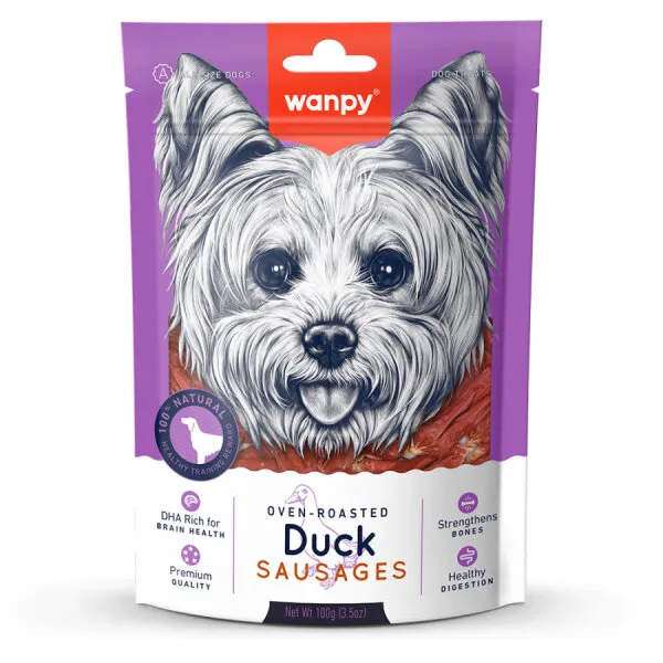 Wanpy Ördek Etli Sosis 100 gr SA-02H Köpek Ödülü