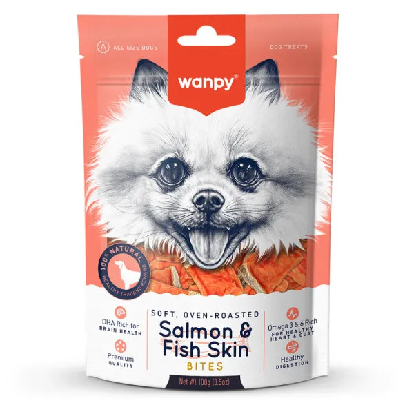 Wanpy Gerçek Somon Dilimleri 100 gr FA-31 Köpek Ödülü