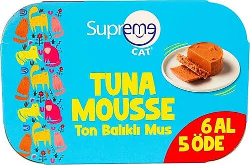 Supreme Ton Balıklı Püre Kedi Yaş Maması 85 Gr - 6 Al 5 Öde