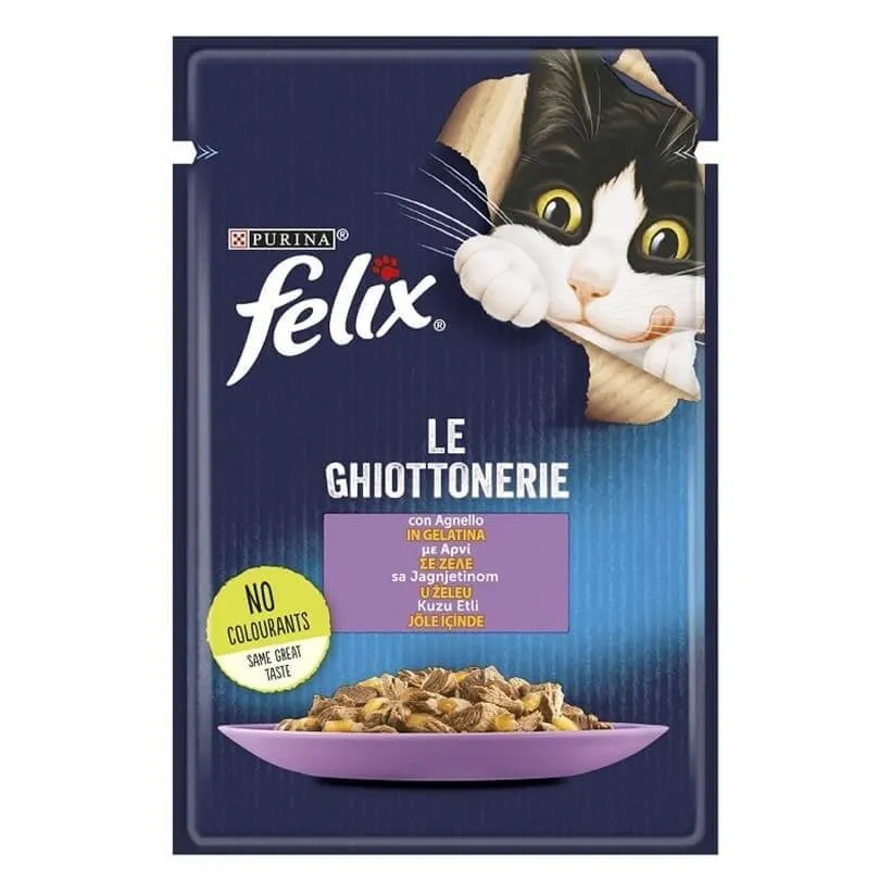 Felix Jöle İçinde Kuzu Etli Yetişkin Kedi Konservesi 85gr