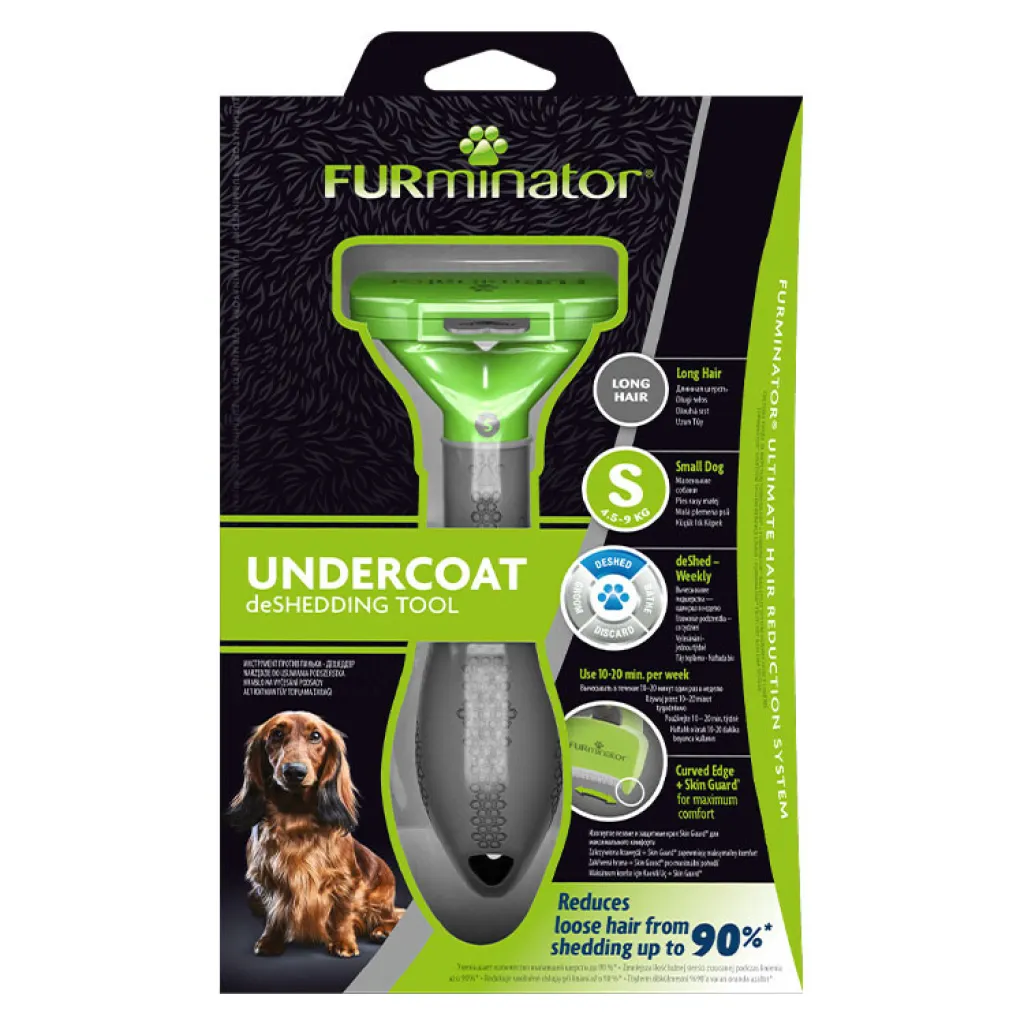 Furminator Küçük Irk Uzun Tüylü Köpek Tarağı Small