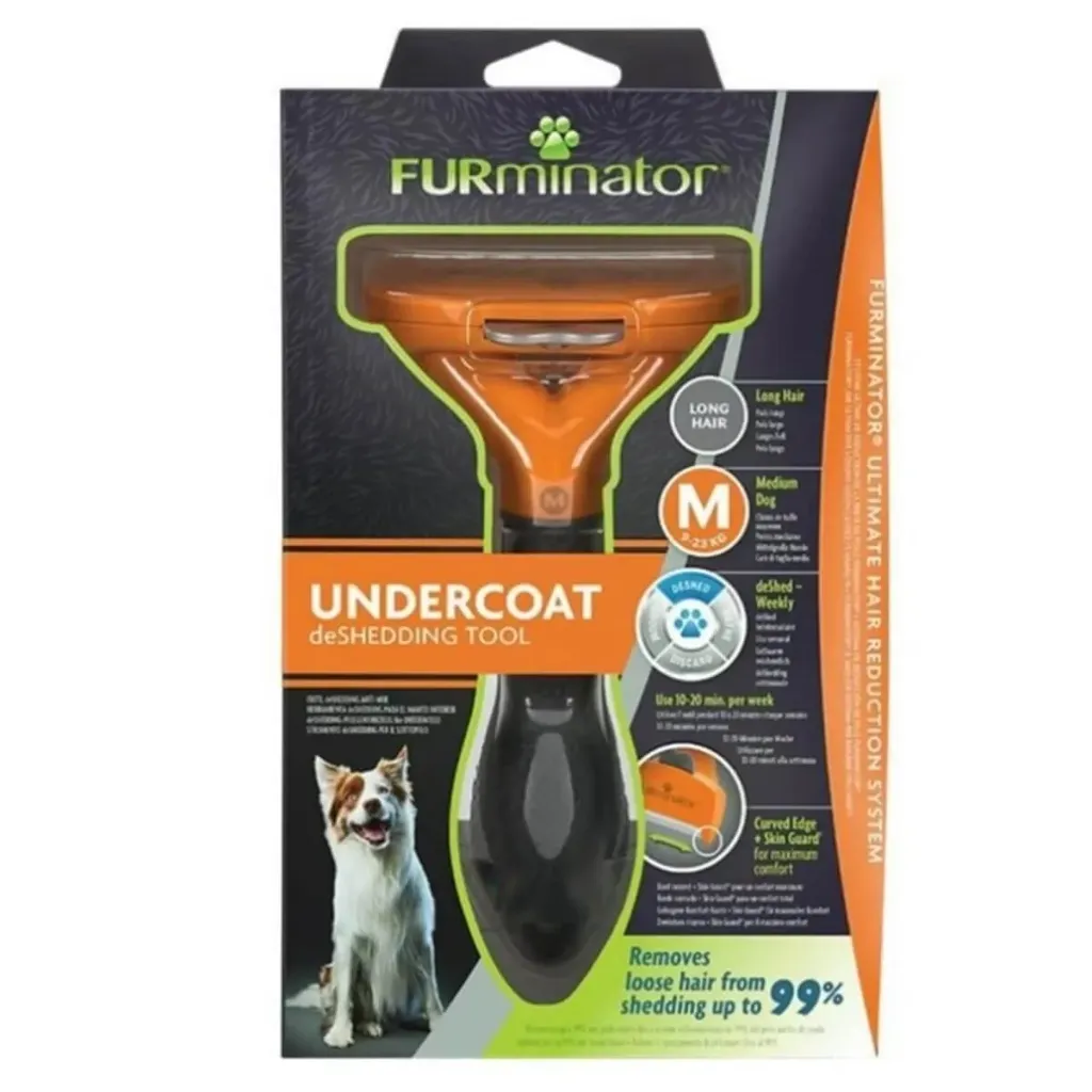 Furminator Orta Irk Uzun Tüylü Köpek Tarağı MEDIUM