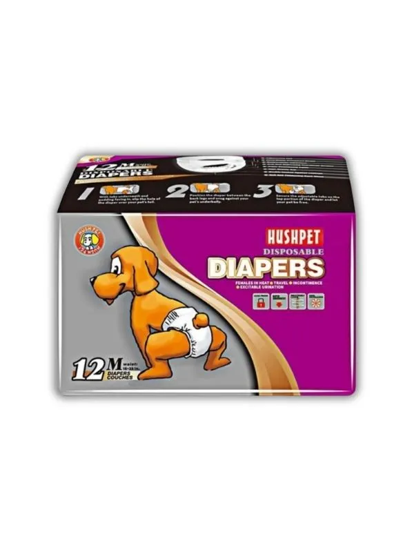 Hushpet Köpek Bezi M Beden 12 Li
