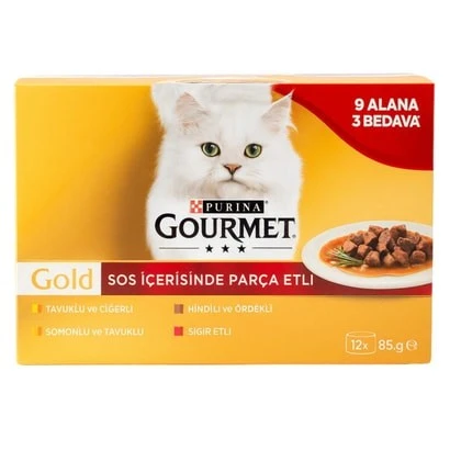Gourmet Gold Parça Etli 6+2 Hediyeli