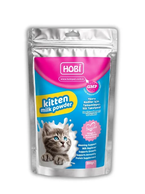 Hobi Kitten Milk Yavru Kediler İçin Süt Tozu 200gr