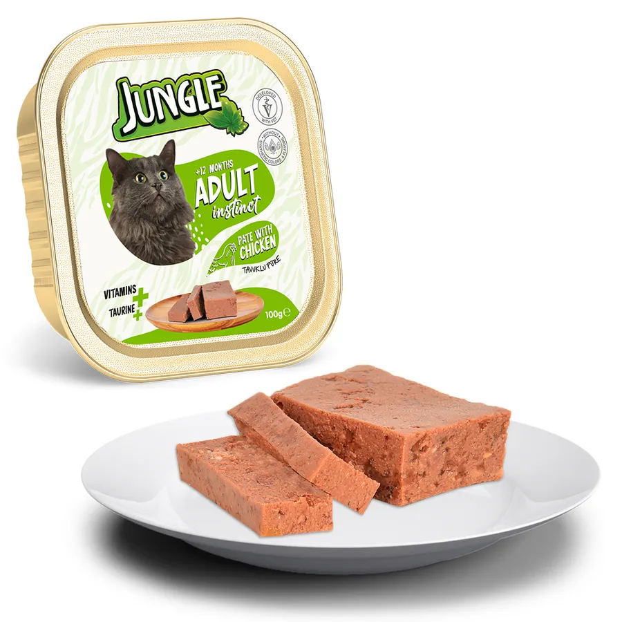 Jungle Kedi 100g Tavuklu Ezme/Pate Mama